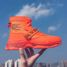 Load image into Gallery viewer, New Fashion Men High Top Shoes Designer Chunky Sneakers 2020 Spring Autumn Casual Comfortable Mens Trainers Sepatu Sneaker Pria