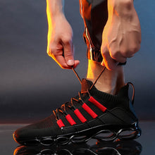 Load image into Gallery viewer, Men Shoes Sneakers Comfortable Casual Sports Shoes New Breathable Tenis Masculino Adulto Male Red Autumn Blade Large Size 50