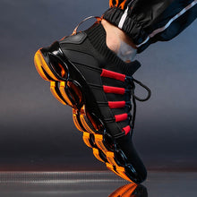 Load image into Gallery viewer, Men Shoes Sneakers Comfortable Casual Sports Shoes New Breathable Tenis Masculino Adulto Male Red Autumn Blade Large Size 50