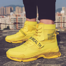 Load image into Gallery viewer, New Fashion Men High Top Shoes Designer Chunky Sneakers 2020 Spring Autumn Casual Comfortable Mens Trainers Sepatu Sneaker Pria
