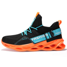 Load image into Gallery viewer, Rommedal men lightweight blade running shoes shockproof lack up breathable male sneakers height increase walking Gym shoes man
