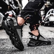 Load image into Gallery viewer, Rommedal men lightweight blade running shoes shockproof lack up breathable male sneakers height increase walking Gym shoes man
