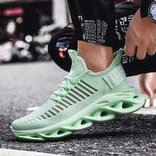 Load image into Gallery viewer, Rommedal men lightweight blade running shoes shockproof lack up breathable male sneakers height increase walking Gym shoes man

